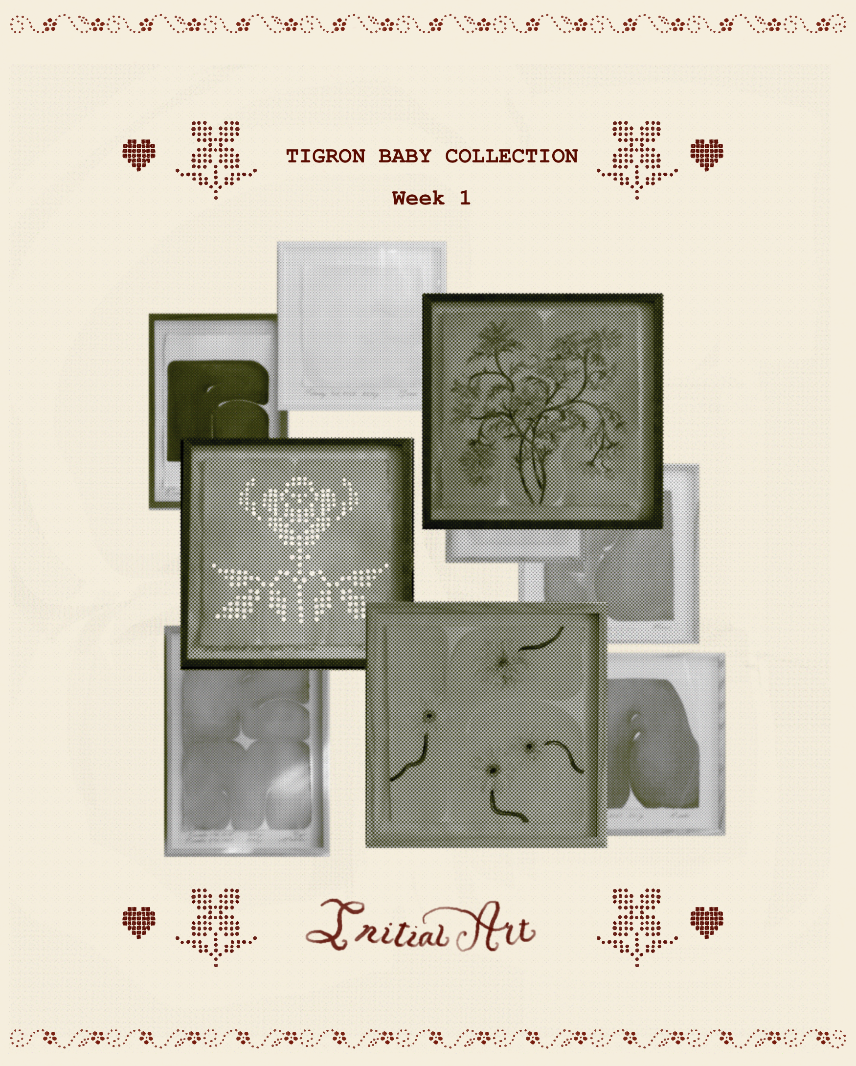Initial Art – tigron art work