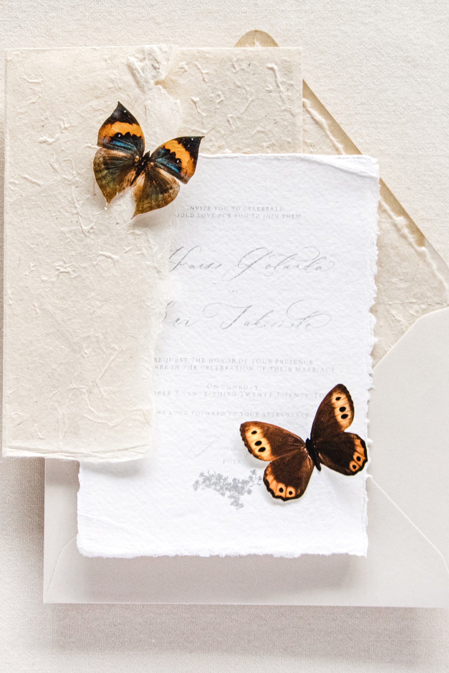 Handmade Paper / 4.25x6 Sheets / Off-White / Rough