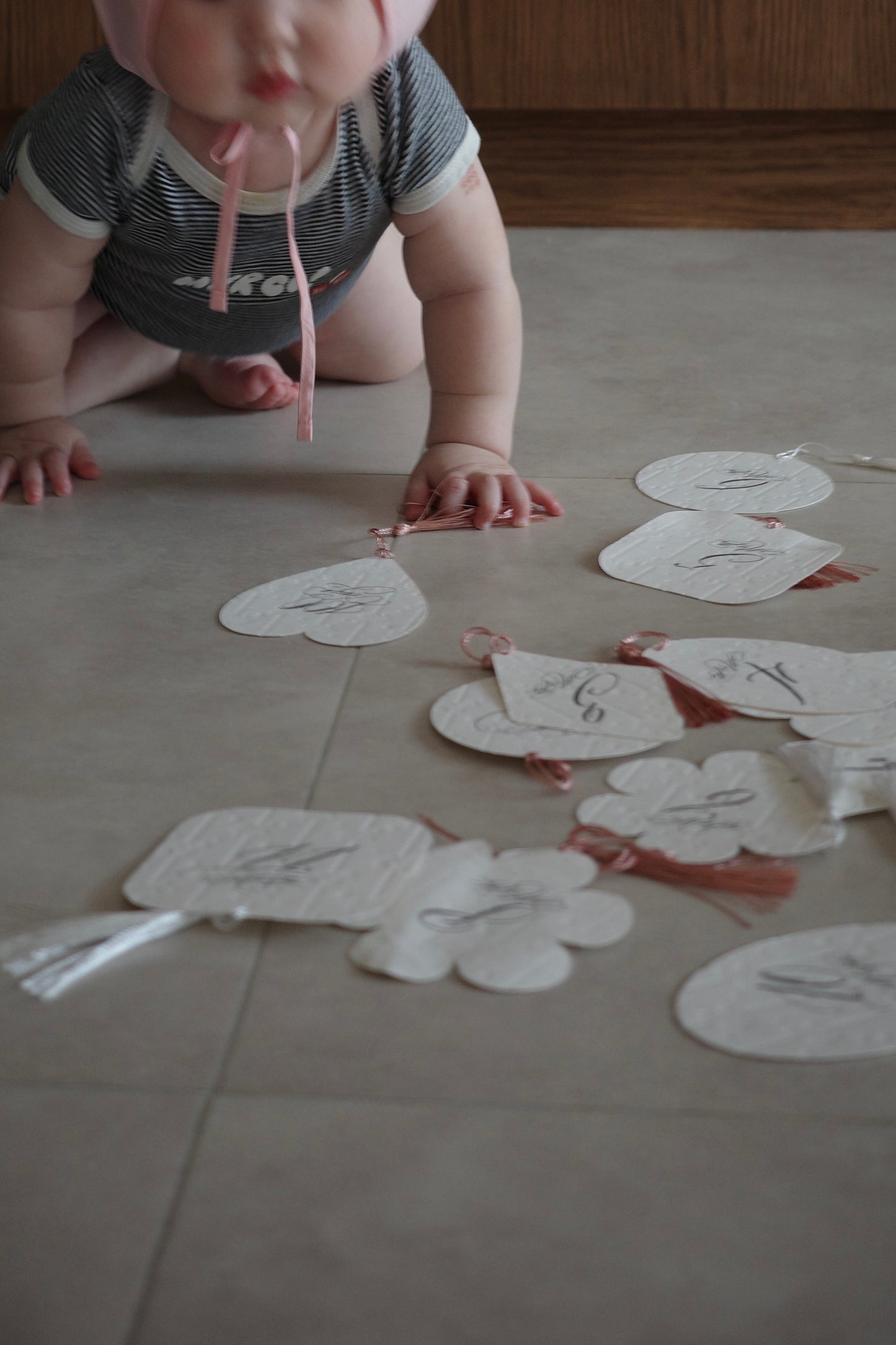 Baby Shapes Monthly Cards