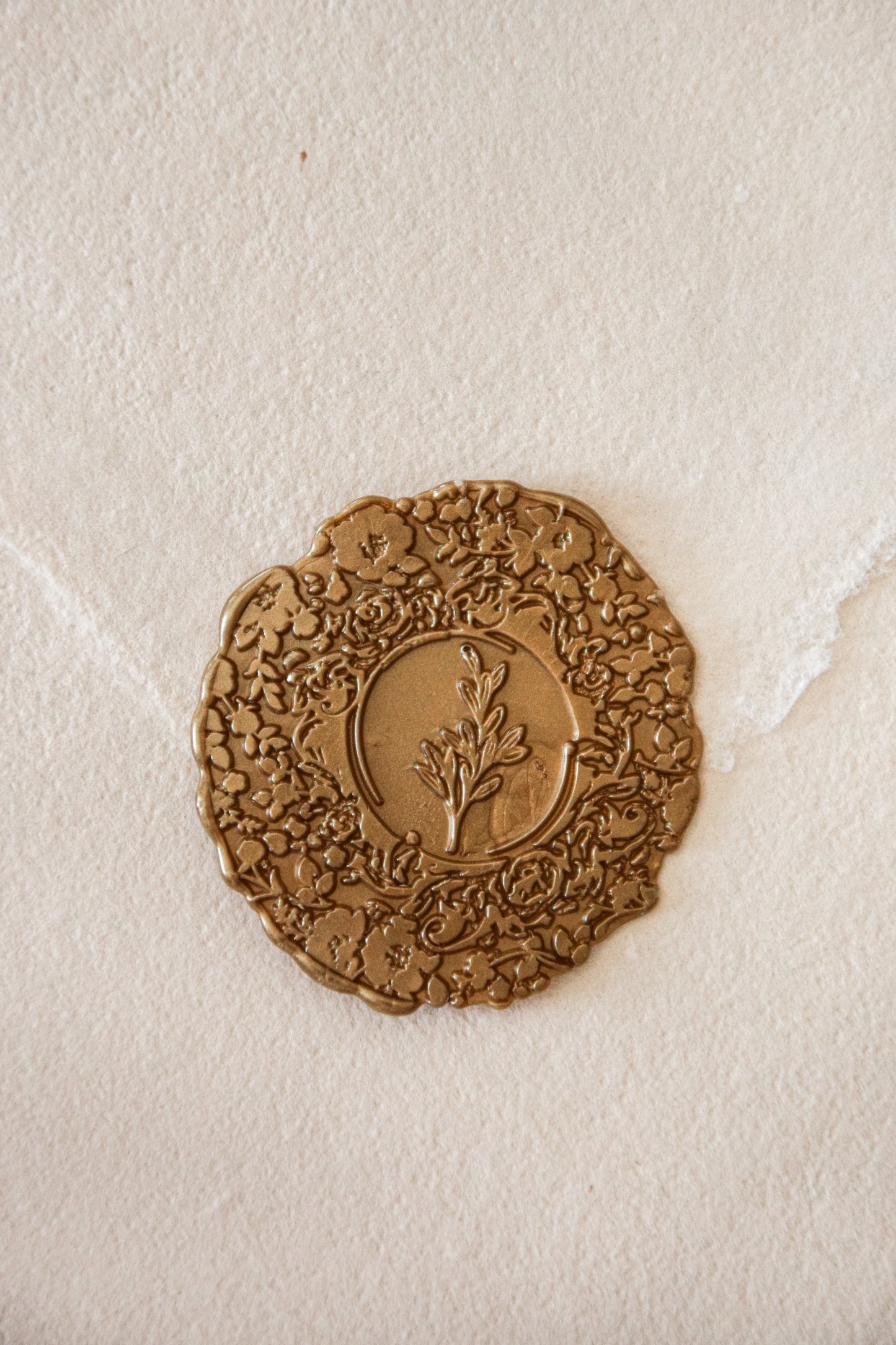 Wax Seals - Large Flower - Set of 10