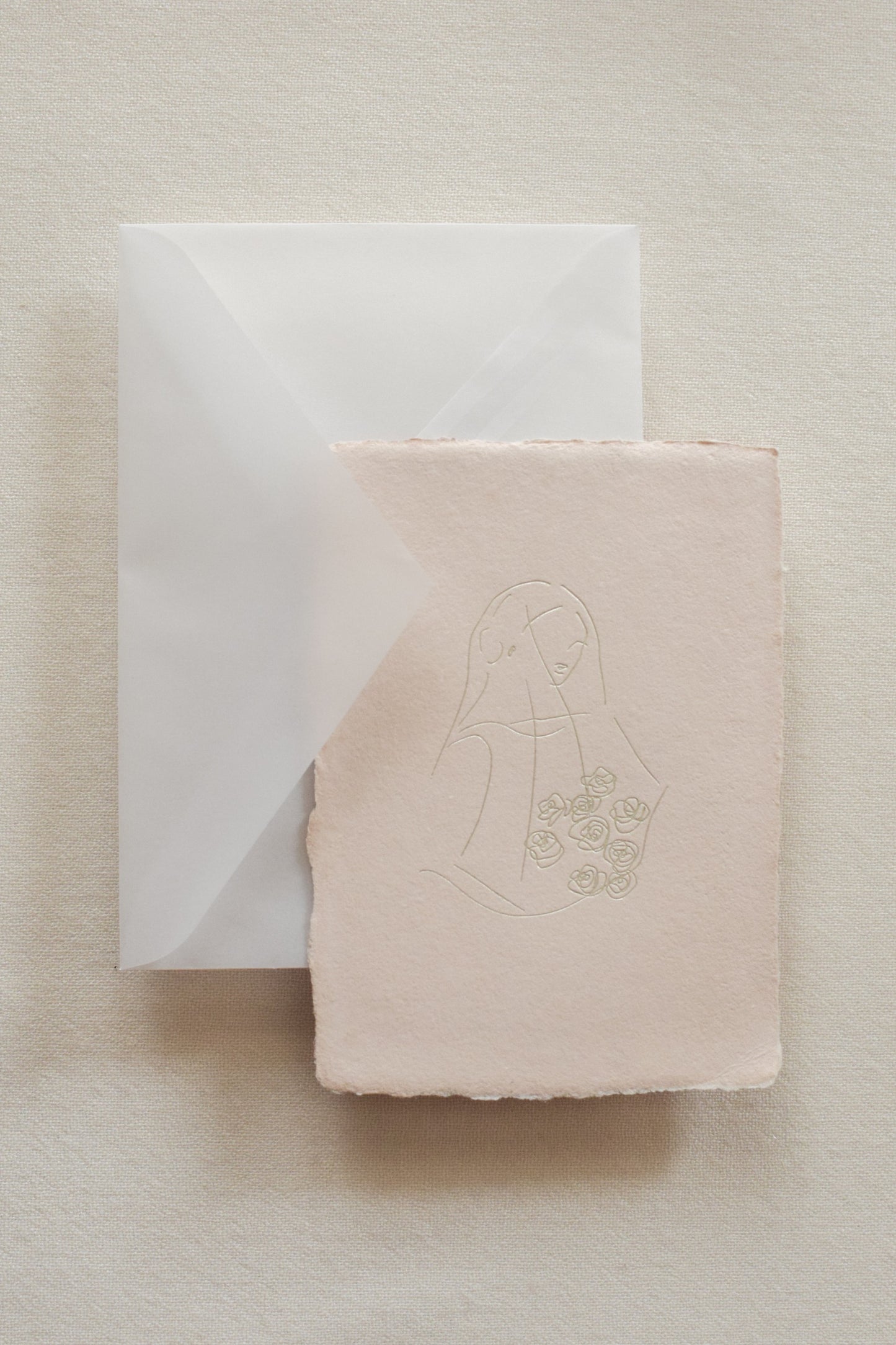 Bride Letter Set / Pink Beige