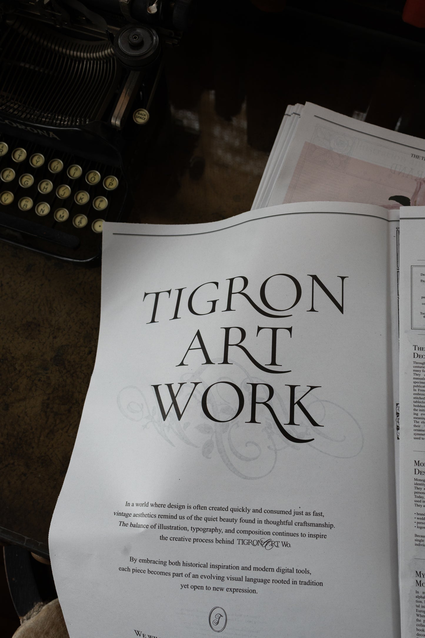 THE TIGRON ATELIER JOURNAL