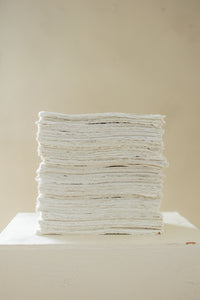 Handmade Paper / 5×7 Sheets / Off-White / Rough