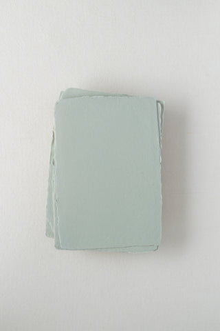 Handmade Paper Cards / Green   [limited]