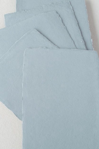 Handmade Paper Cards / Slate blue    [limited]