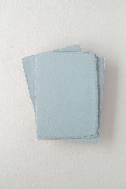 Handmade Paper Cards / Slate blue    [limited]