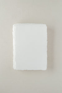 Handmade Paper / 5.5×8 Sheets / White / Soft