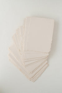 Handmade Paper / 5×7 Sheets / Blush