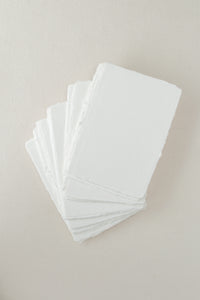 Handmade Paper / 5×7 Sheets / White / Soft