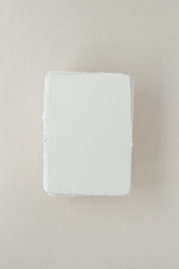 Handmade Paper / 5×7 Sheets / White / Soft