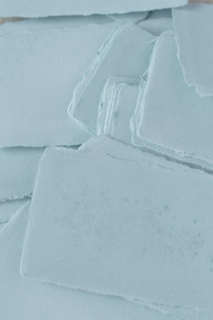 Handmade Paper / 2×4 Sheets / Slate blue
