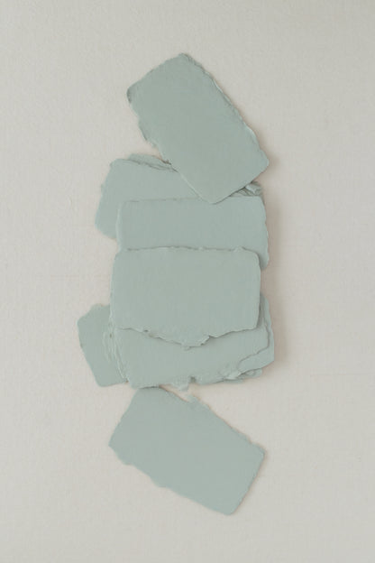 Handmade Paper / 2×4 Sheets / Sage [Limited]