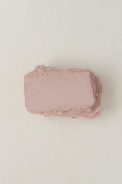 Handmade Paper / 2×4 Sheets / Dusty rose