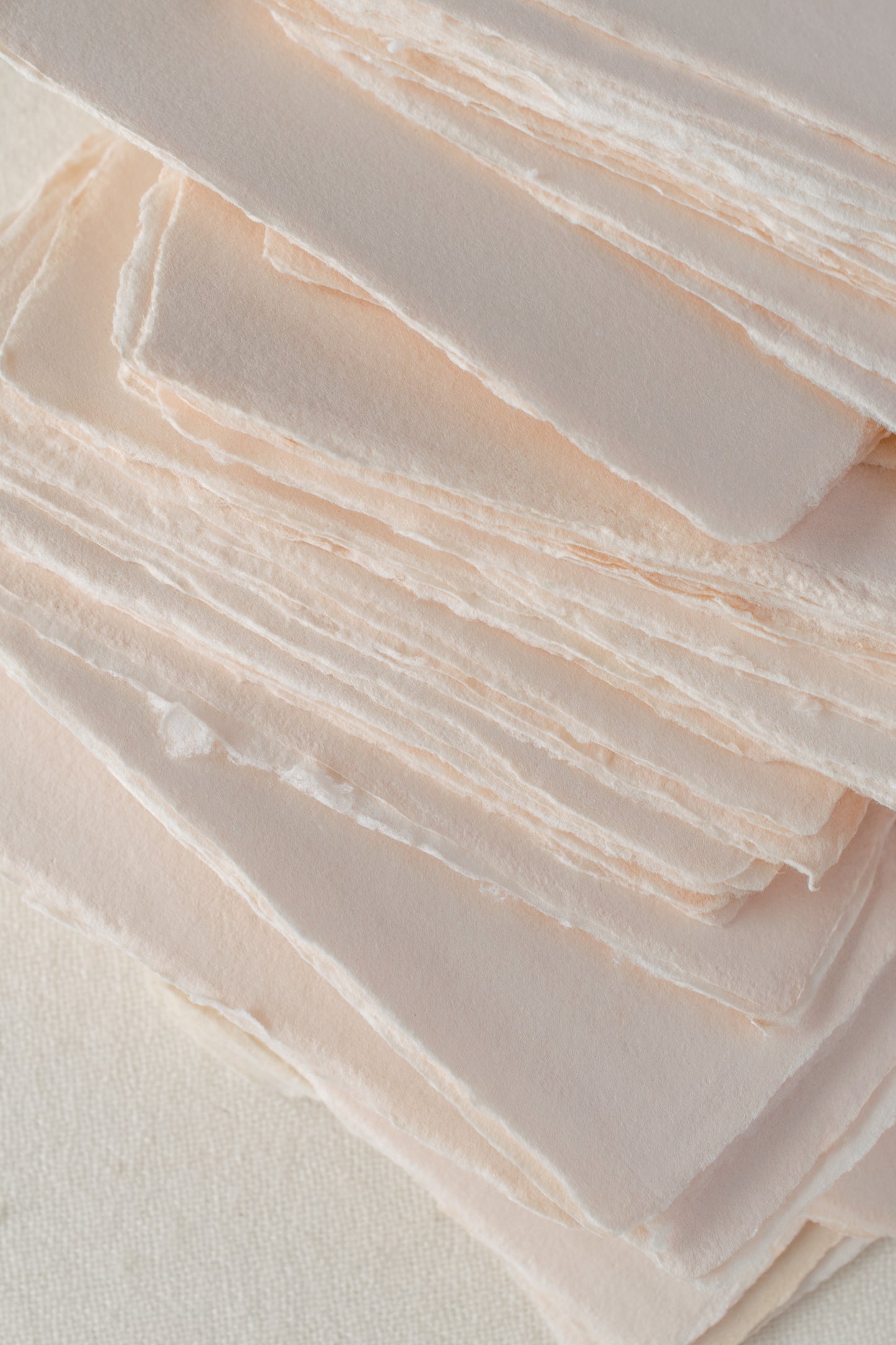 Handmade Paper / 2×4 Sheets / Peach [Limited]