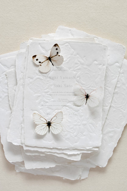 Handmade Paper / 5×7 Sheets / Off-White / Smooth