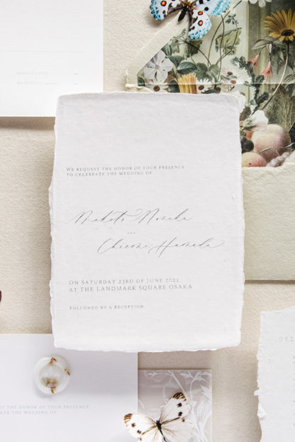 Handmade Paper / 5×7 Sheets / Off-White / Smooth