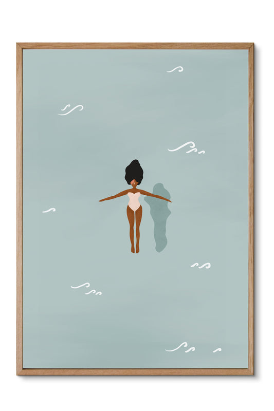 'A SEA SWIM' PRINT