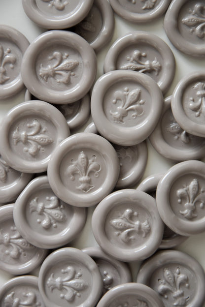 Wax Seals - Fleur de Lis - Set of 10