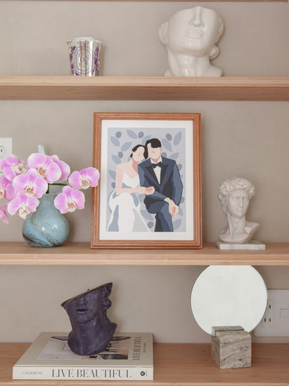 Wedding digital illustration