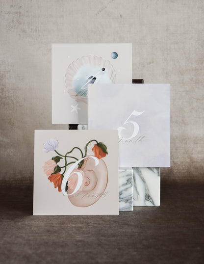 Monthly Cards / Natural