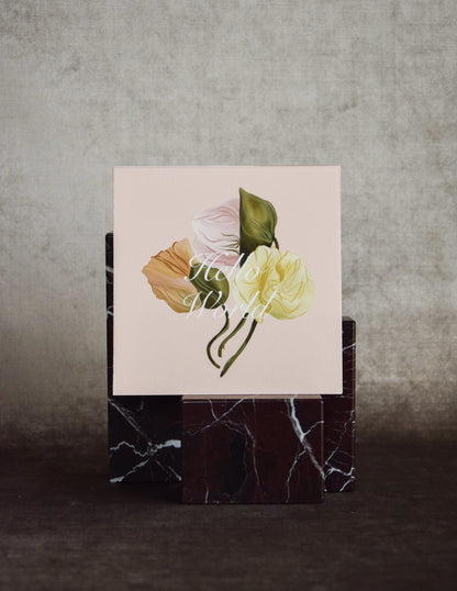 Monthly Cards / Pink