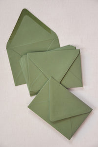 Envelopes Euro Flap / Mid Green