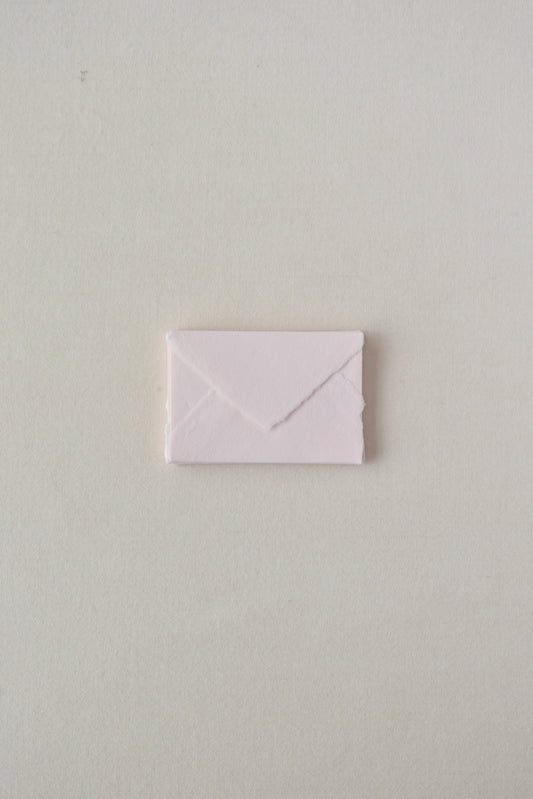 Handmade Paper Envelopes / Perl Pink