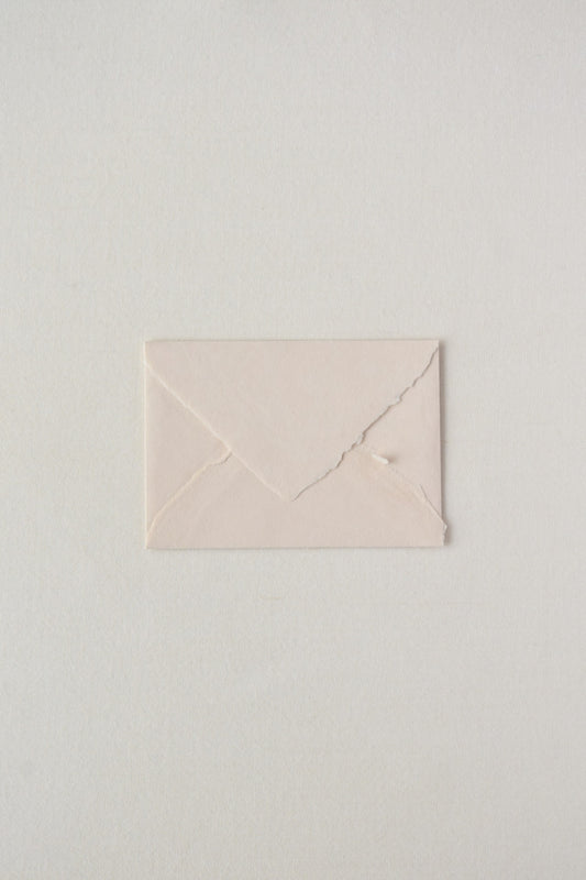 Handmade Paper Envelopes / Blush