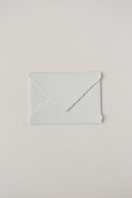 Handmade Paper Envelopes / Gray Beige