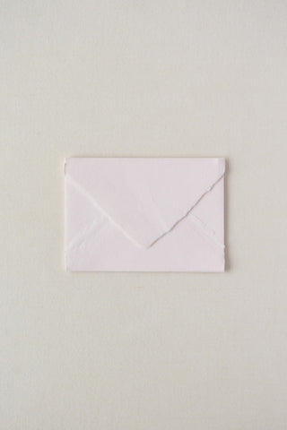 Handmade Paper Envelopes / Perl Pink