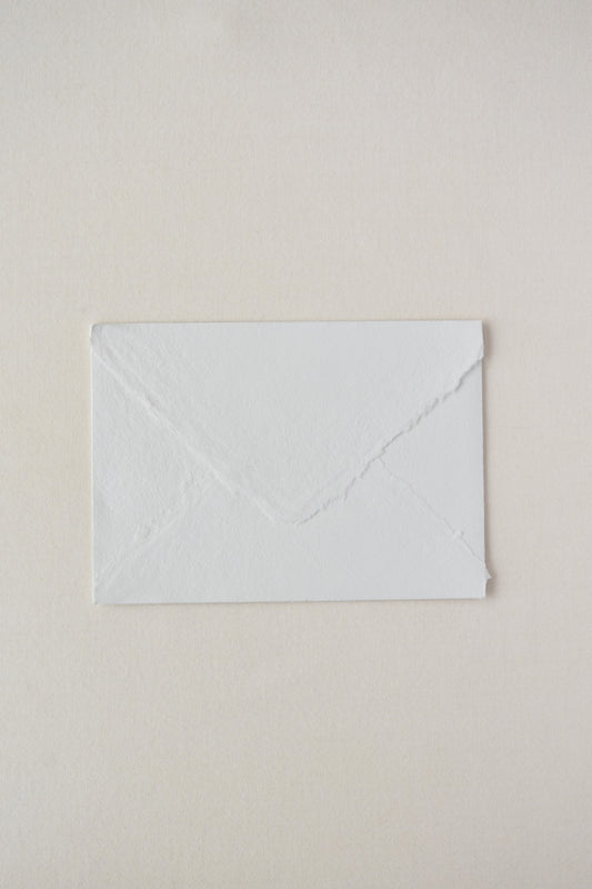 Handmade Paper Envelopes / Light Gray