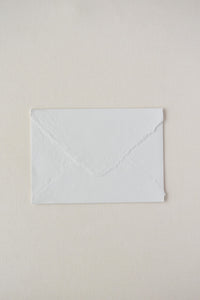 Handmade Paper Envelopes / Light Gray