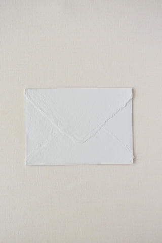 Handmade Paper Envelopes / Light Gray