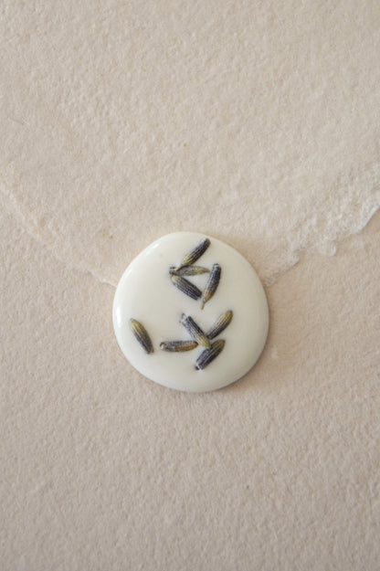 Wax Seals - Dride flower / Lavender Small - Set of 10