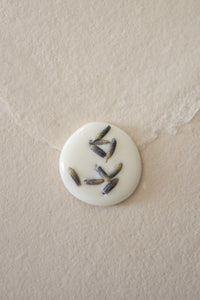 Wax Seals - Dride flower / Lavender Small - Set of 10