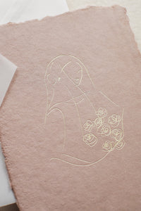 Bride Letter Set / Rose