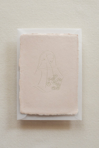 Bride Letter Set / Pink Beige