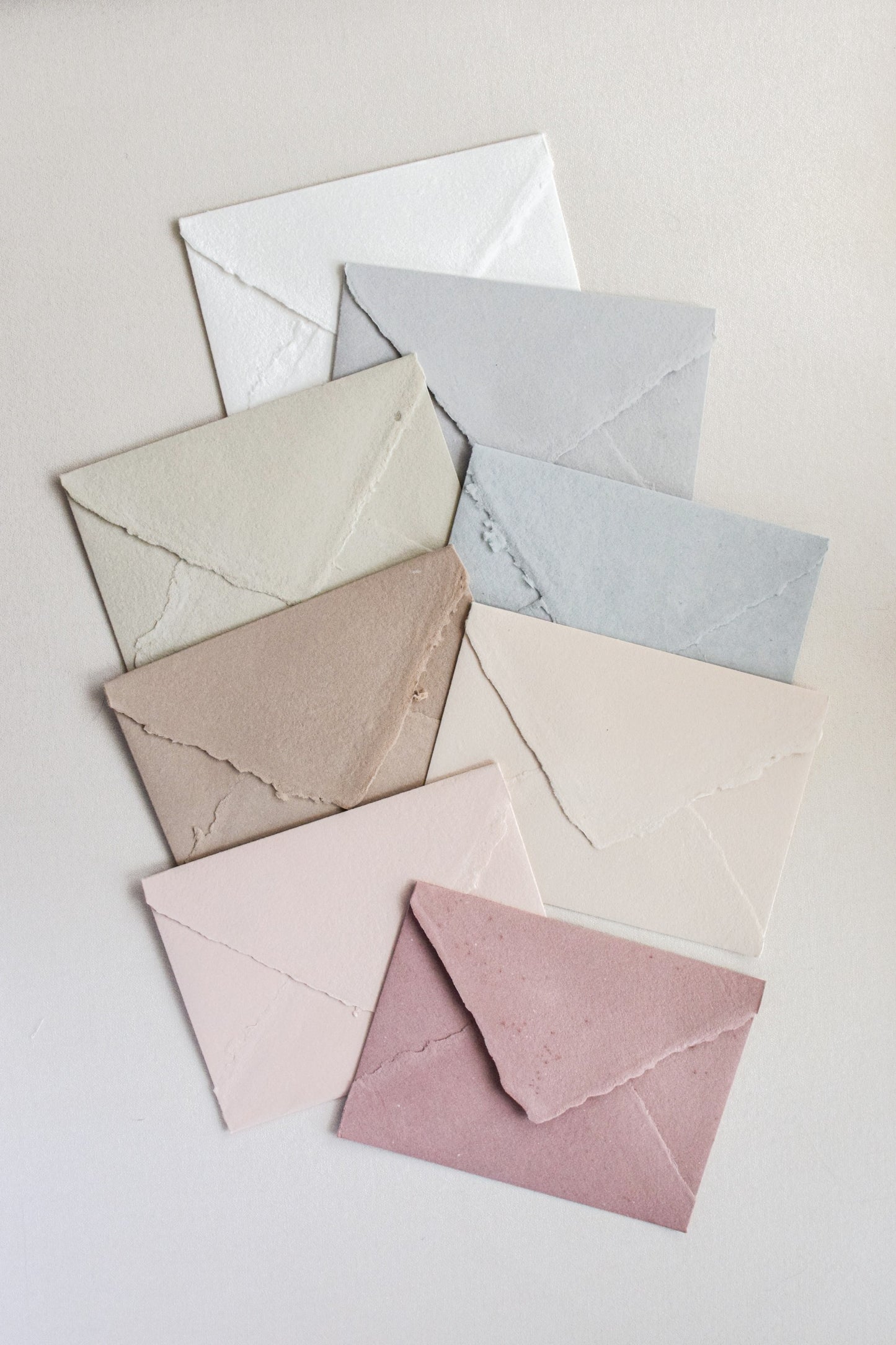 Handmade Paper Envelopes US A7 / White