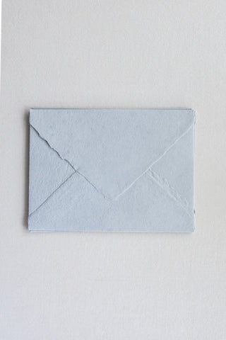 Handmade Paper Envelopes US A7 / Slate Blue