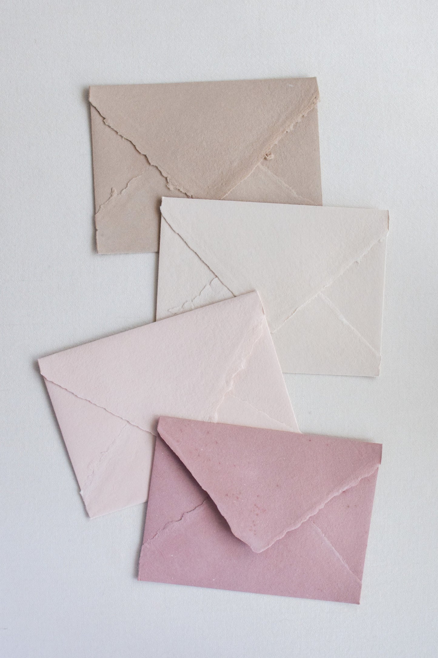 Handmade Paper Envelopes US A7 / Blush