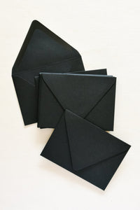 Envelopes Euro Flap / Ebony Black