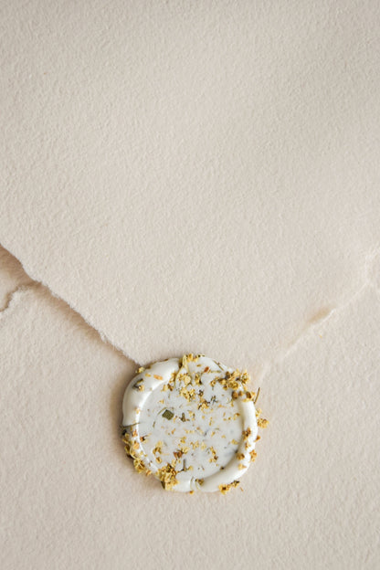 Wax Seals - Dride flower / Elder flower - Set of 10