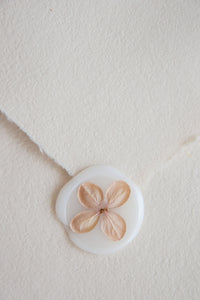 Wax Seals - Dride flower / Hydrangea - Set of 10