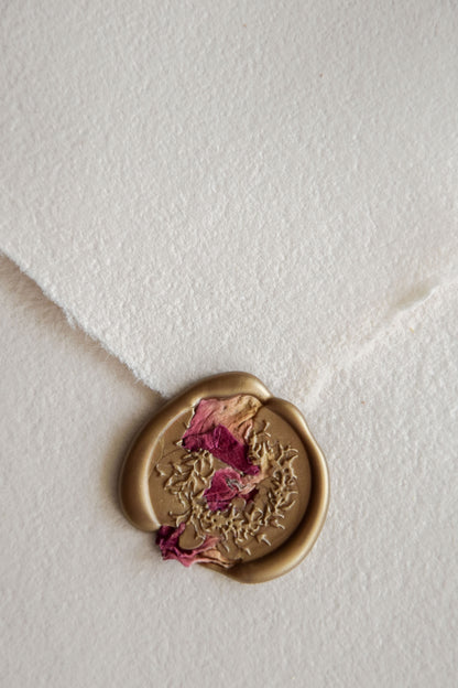 Wax Seals - Dride flower / Rose GARDEN - Set of 10