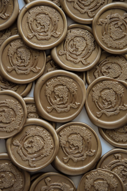 Wax Seals - MARIANNE CREST - Set of 10