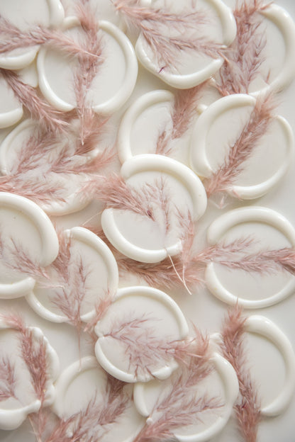 Wax Seals - Dride flower / Tail lead - Set of 10