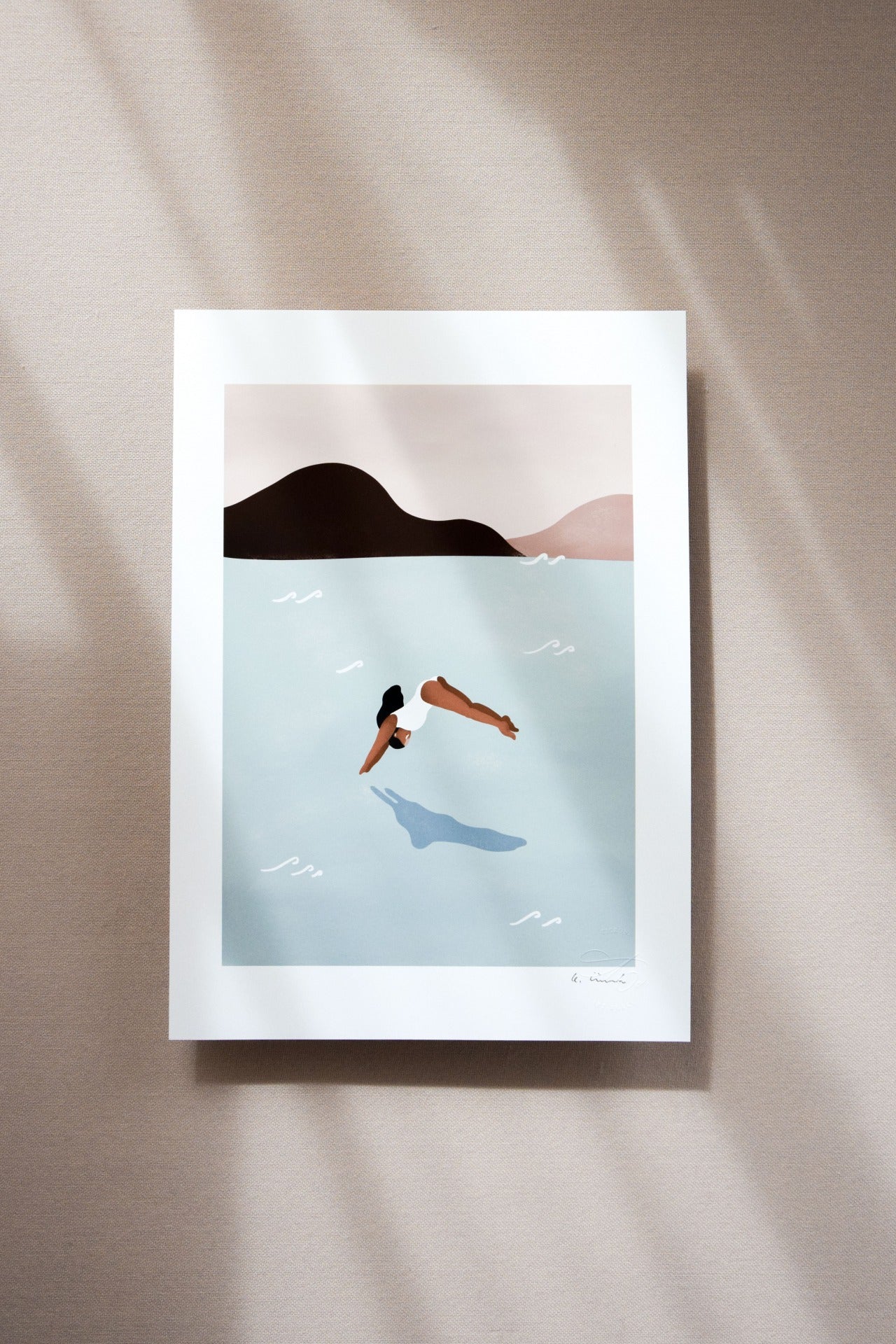 'A DIVE' PRINT