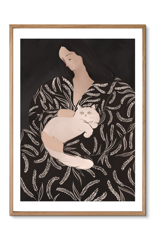 'White Cat' PRINT